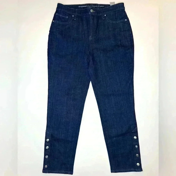 Chicos Womens So Slimming Girlfriend Slim Leg Ankle Jeans Size 30R - Picture 1 of 9